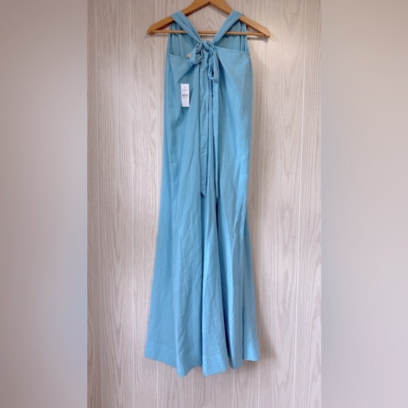 Tiffany blue LOFT BEACH jumpsuit size medium NWT - Picture 5 of 7
